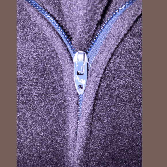 Christian Dior Velour Robe | Navy Zip-Up | Size M | Vintage - Picture 6 of 6